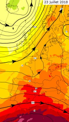 Image d'illustration pour Vague de chaleur voire canicule en dernière semaine de juillet