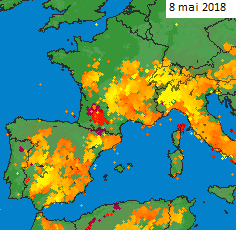 Image d'illustration pour Soleil et chaleur au Nord mais orages au Sud ce début mai