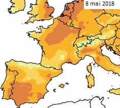 Image d'illustration pour Soleil et chaleur au Nord mais orages au Sud ce début mai