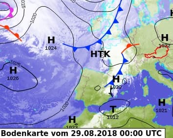 Image d'illustration pour Pic de chaleur puis violents orages les 28 et 29 août