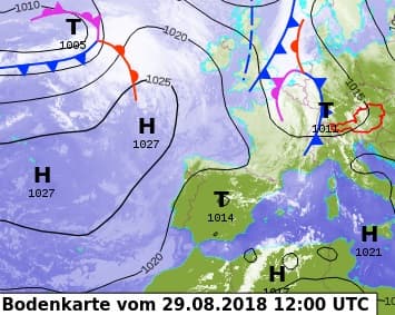 Image d'illustration pour Pic de chaleur puis violents orages les 28 et 29 août