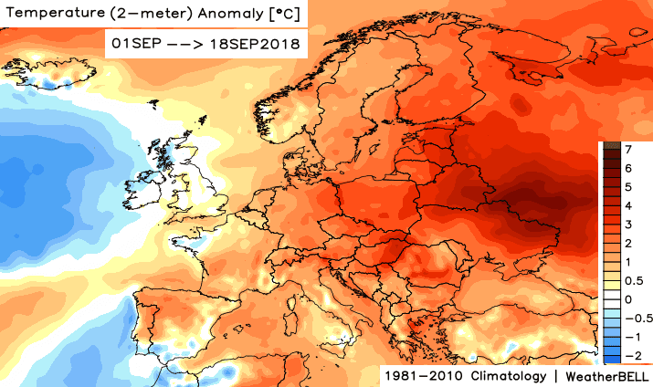 Image d'illustration pour Vers un mois de septembre plus chaud que la normale