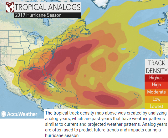 Image d'illustration pour Andrea ouvre la saison des cyclones sur l'Atlantique