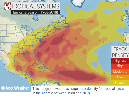 Image d'illustration pour Andrea ouvre la saison des cyclones sur l'Atlantique