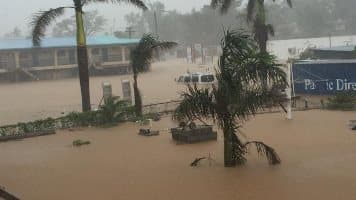 Image d'illustration pour Le cyclone Zena aggrave les inondations sur les îles Fidji