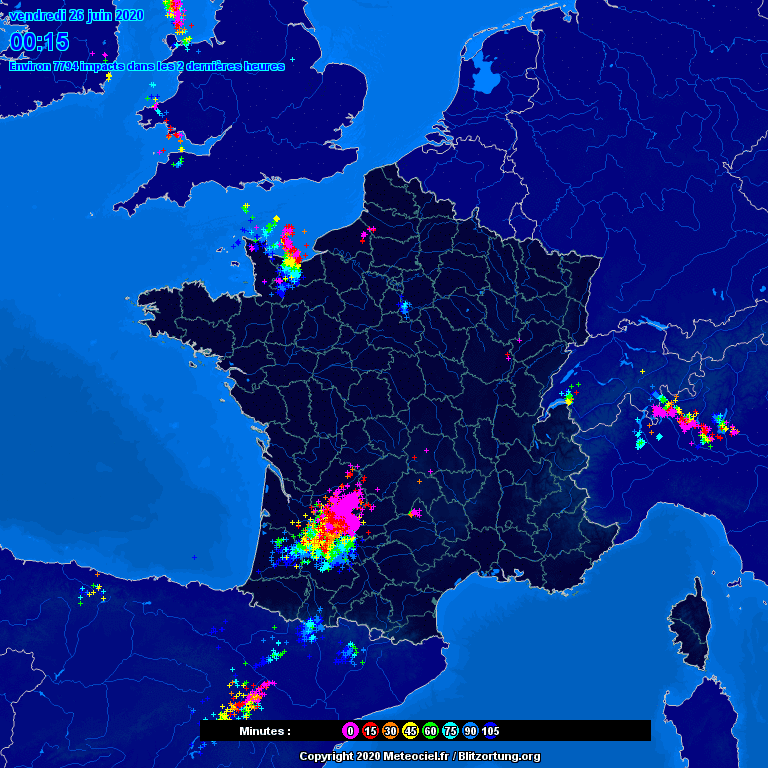 Image d'illustration pour Puissantes dégradations orageuses sur la France en cette fin de semaine
