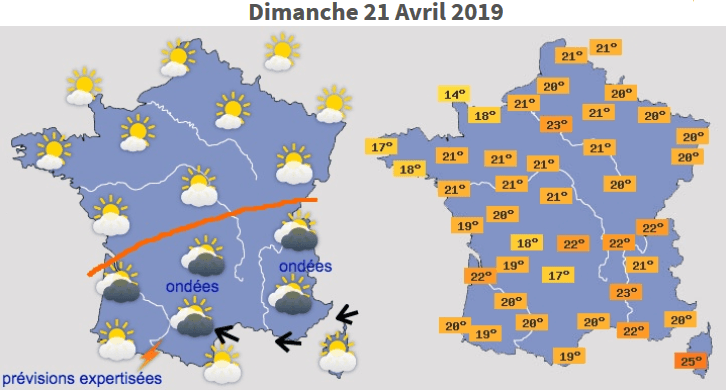 Image d'illustration pour Votre météo pour le week-end Pascal