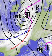 Image d'illustration pour BILAN - Dépression Doris : vent, vagues & submersions sur le Nord-Ouest