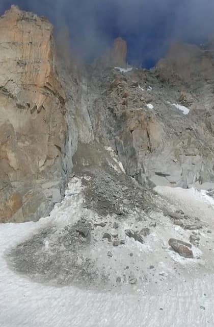 Image d'illustration pour Eboulements dans les Alpes sans doute liés au réchauffement