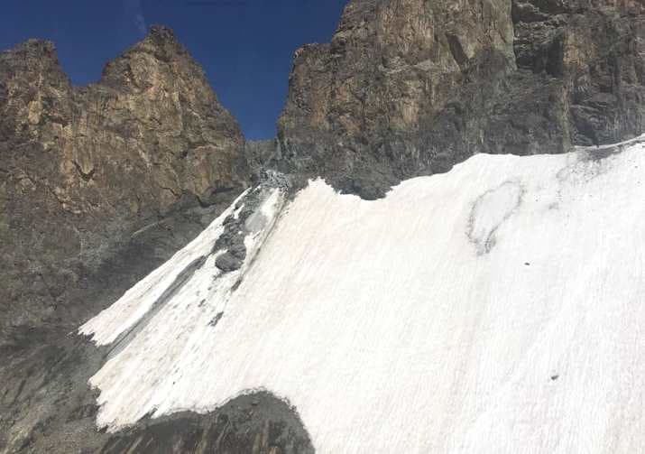 Image d'illustration pour Eboulements dans les Alpes sans doute liés au réchauffement