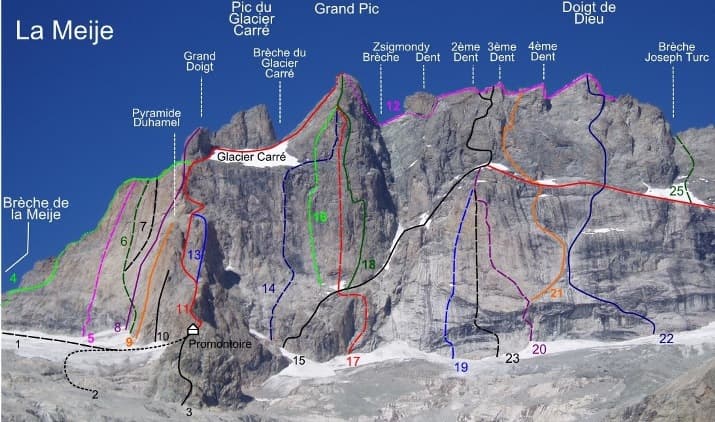 Image d'illustration pour Eboulements dans les Alpes sans doute liés au réchauffement