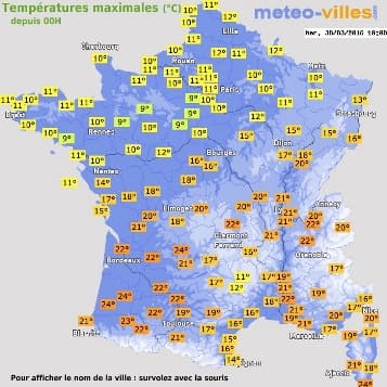 Image d'illustration pour Entre fraîcheur et douceur : forts écarts de température en France