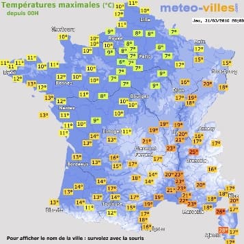 Image d'illustration pour Entre fraîcheur et douceur : forts écarts de température en France