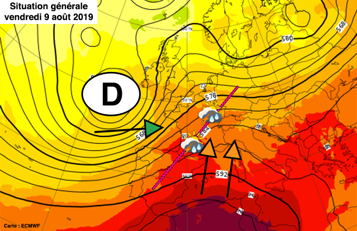 Image d'illustration pour De violents orages à l'approche de la dépression Yap 