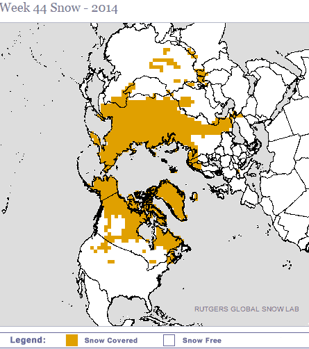 Image d'illustration pour Neige : suivi de l'enneigement sur l'hémisphère Nord