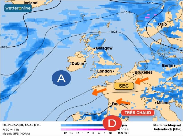 Image d'illustration pour Températures : poursuite du contraste Nord/Sud la semaine prochaine