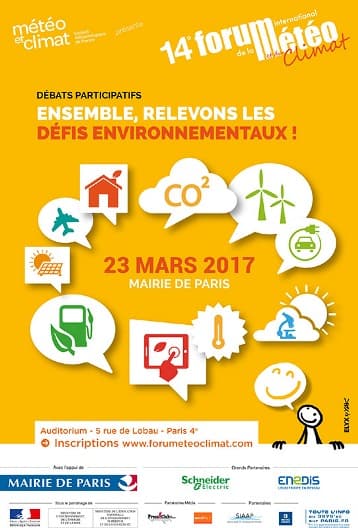Image d'illustration pour 14ème Forum International de la Météo et du Climat à Paris