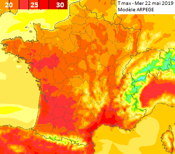 Image d'illustration pour A quand les premiers 30°C ? La chaleur se fait attendre