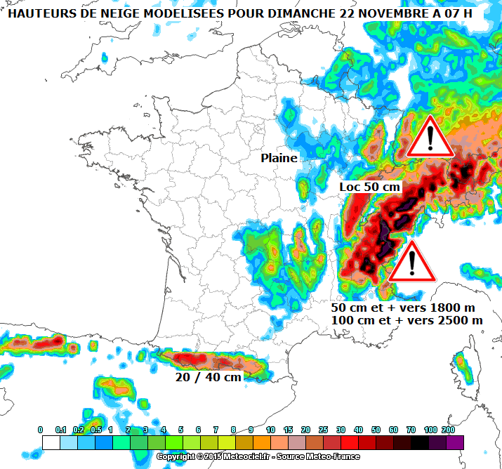 Image d'illustration pour Vigilance météo - pluie, crue, inondations, neige, avalanche et vent