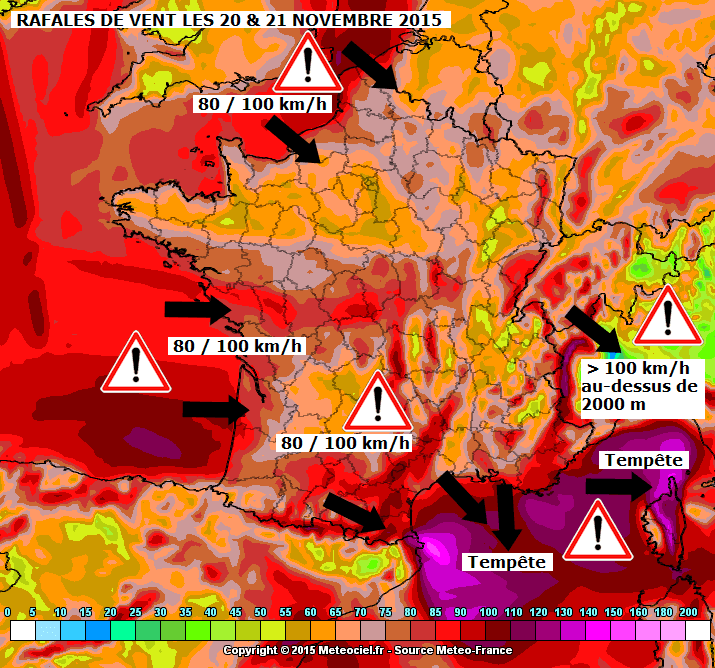 Image d'illustration pour Vigilance météo - pluie, crue, inondations, neige, avalanche et vent
