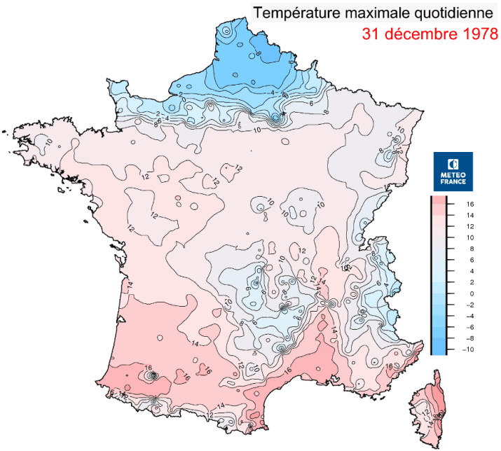 Image d'illustration pour Neige et froid dès le réveillon en janvier 1979