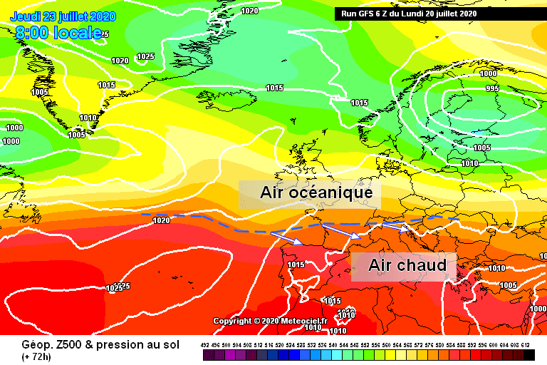 Image d'illustration pour Retour des orages parfois forts cette semaine sur la moitié Sud