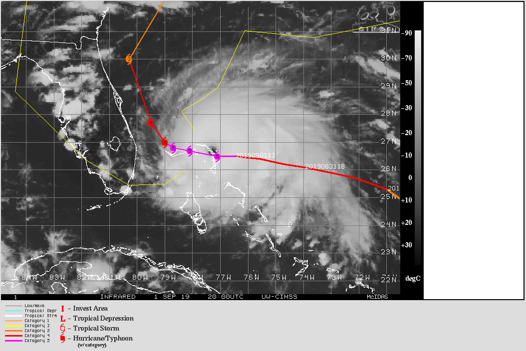 Image d'illustration pour Ouragan Dorian - suivi d'une catastrophe aux Bahamas