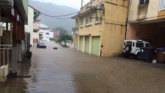 Image d'illustration pour Forte pluie et inondations sur les Antilles en Martinique