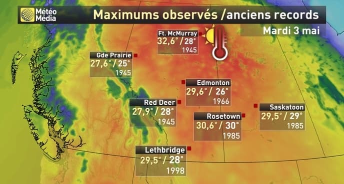 Image d'illustration pour Un gigantesque incendie ravage l'Alberta (Canada) 