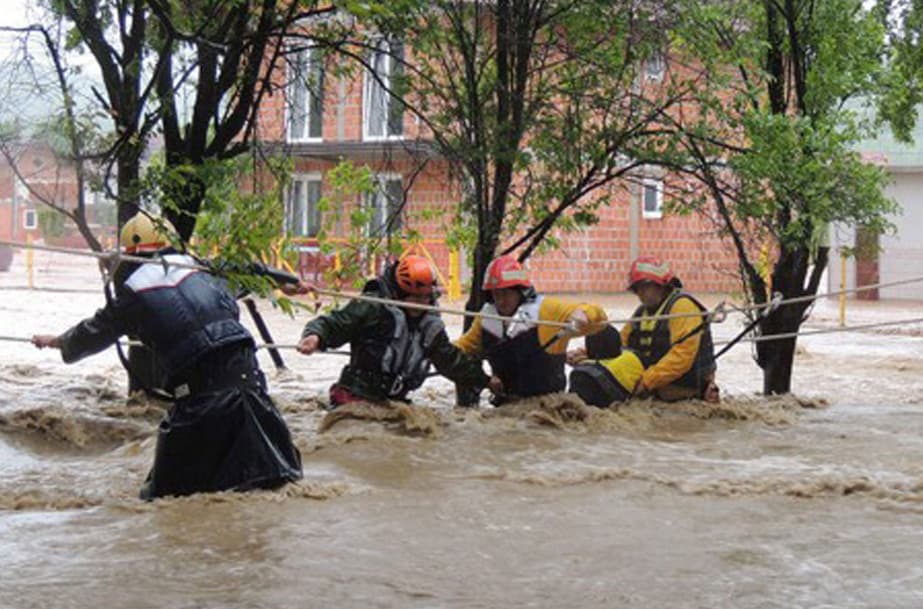 Image d'illustration pour Intempéries et inondations en Europe Centrale (Autriche, Serbie, Bosnie)