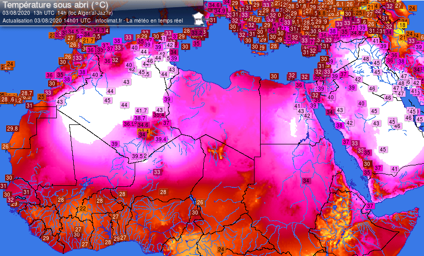 Image d'illustration pour L’actualité météo dans le monde en ce début août
