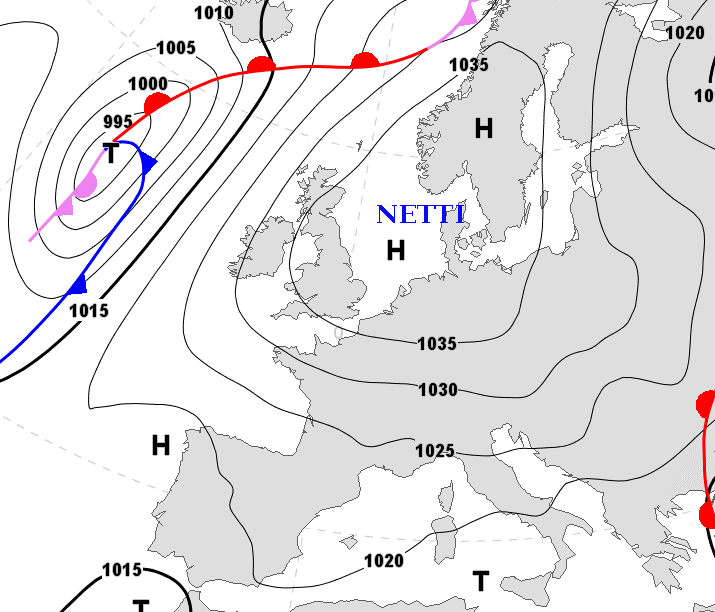 Image d'illustration pour Anticyclone et vents de terre pour les grandes marées
