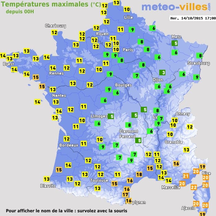 Image d'illustration pour Grande fraîcheur et chutes de neige précoces les 14 et 15 octobre