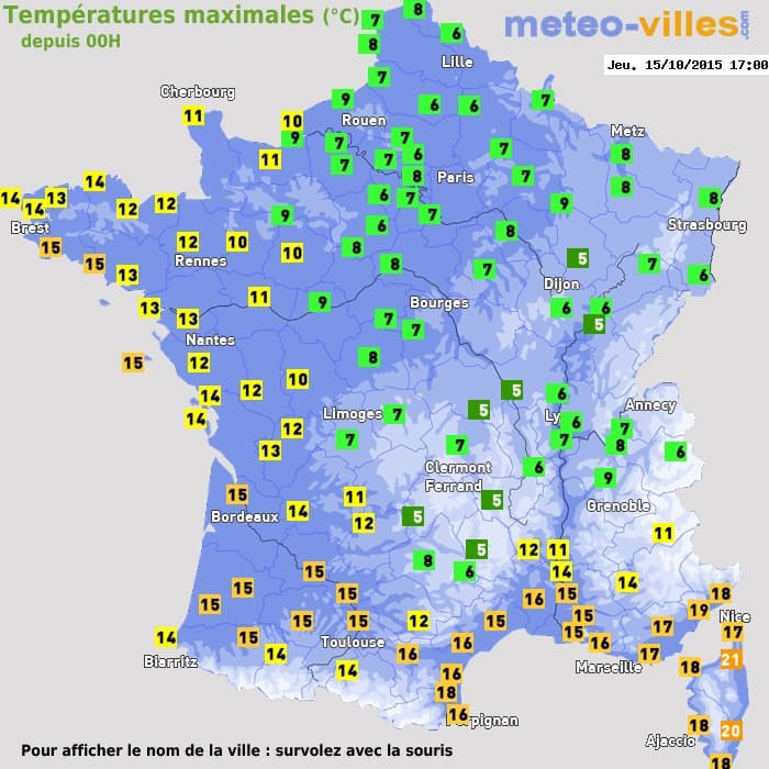 Image d'illustration pour Grande fraîcheur et chutes de neige précoces les 14 et 15 octobre