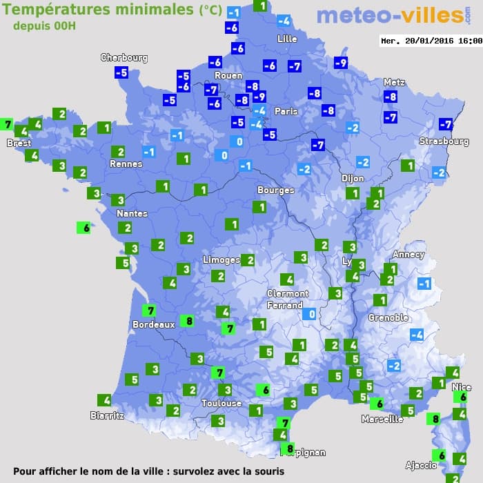 Image d'illustration pour Froid et fortes gelées sur le Nord de la France