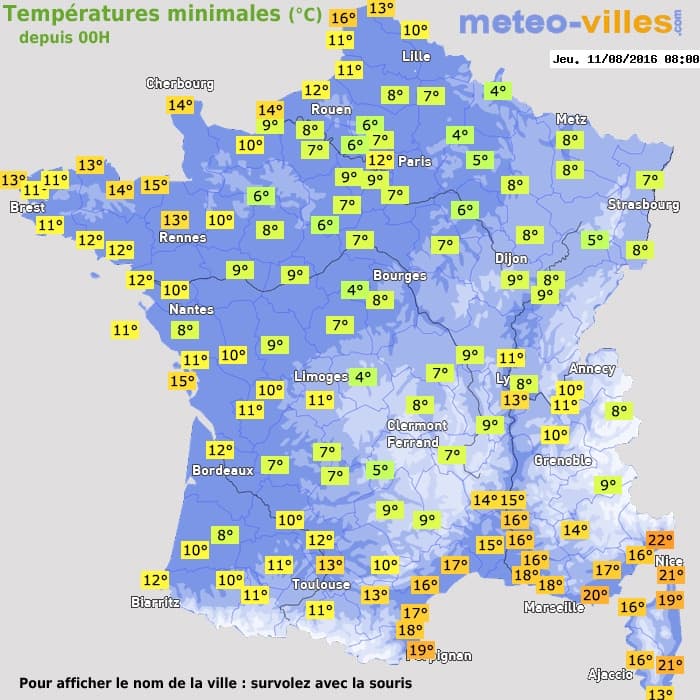 Image d'illustration pour Fraîcheur marquée mais provisoire