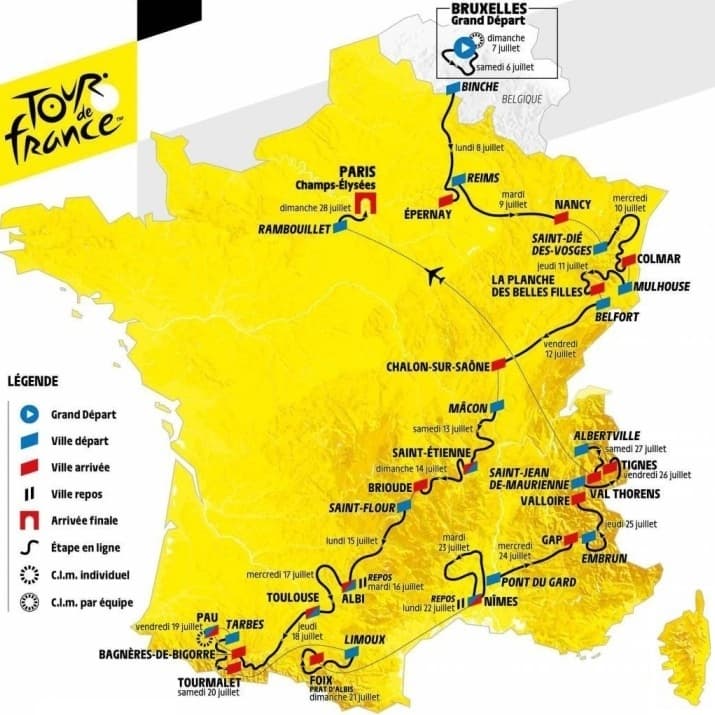 Image d'illustration pour Météo et Tour de France : de la canicule à la neige