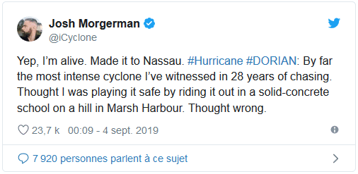 Image d'illustration pour Ouragan Dorian - aux Bahamas, l'heure est aux constats