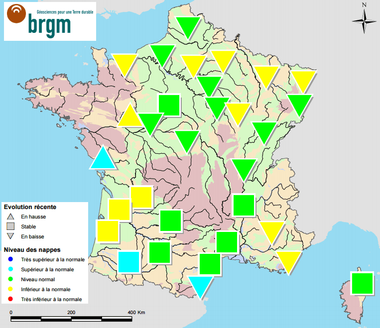 Image d'illustration pour Bulletin de niveaux des nappes phréatiques
