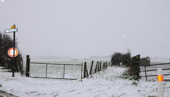 Image d'illustration pour Neige et verglas entre Nord Pas de Calais, Picardie et Normandie