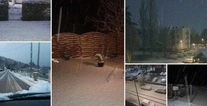 Image d'illustration pour C'est l'hiver : la neige tombe jusqu'en plaine