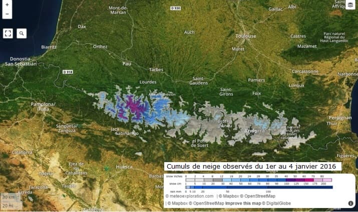 Image d'illustration pour Retour de la neige et des avalanches en montagne