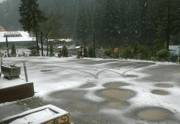 Image d'illustration pour La neige arrive sur l'Europe de l'Est