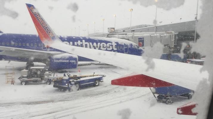 Image d'illustration pour Tempête de neige Stella après un hiver doux en Amérique du Nord