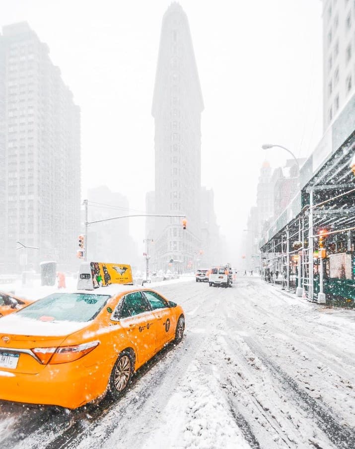 Image d'illustration pour Tempête de neige Stella après un hiver doux en Amérique du Nord