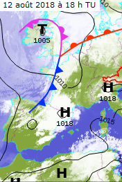 Image d'illustration pour Grêle et foudre lors des orages des 12 et 13 août