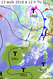 Image d'illustration pour Grêle et foudre lors des orages des 12 et 13 août