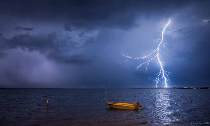 Image d'illustration pour Grêle et foudre lors des orages des 12 et 13 août