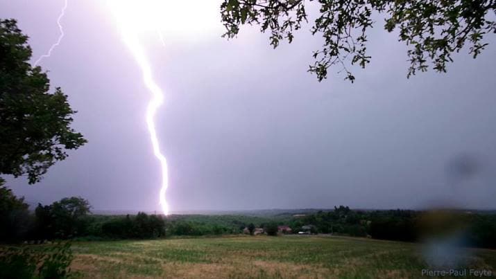 Image d'illustration pour Chaleur tournant de nouveau à l'orage du 18 au 21 juillet