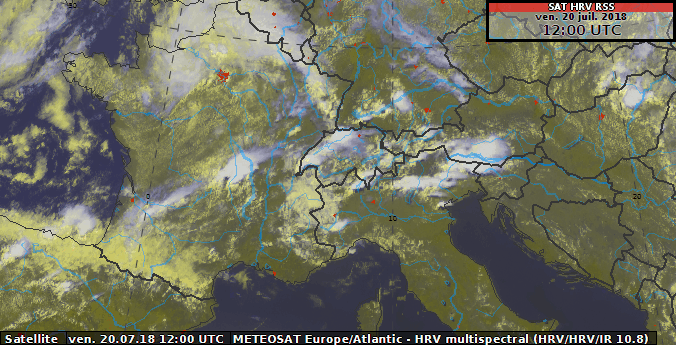Image d'illustration pour Chaleur tournant de nouveau à l'orage du 18 au 21 juillet
